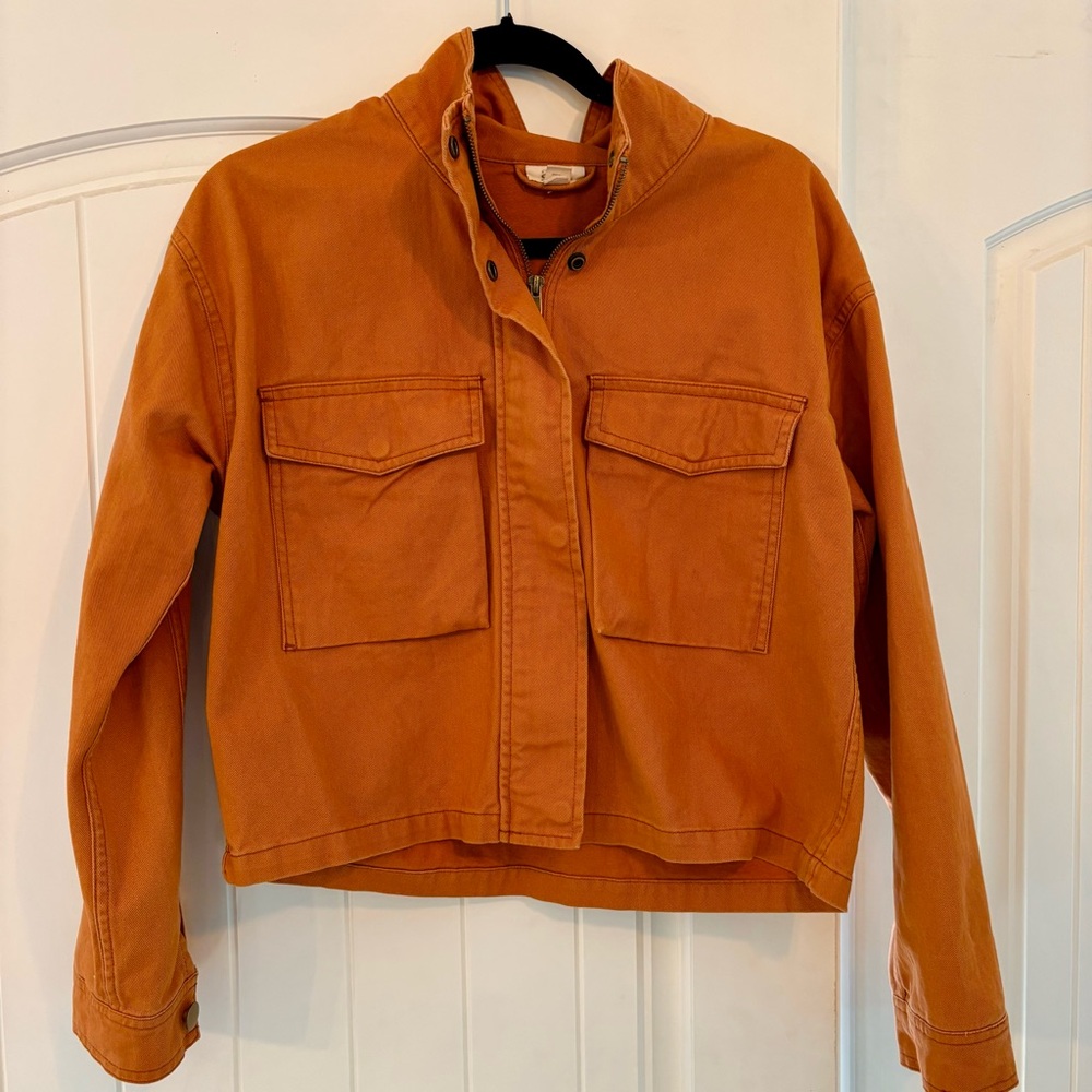 a.n.a Rust Utility Jacket - Picture 2 of 11